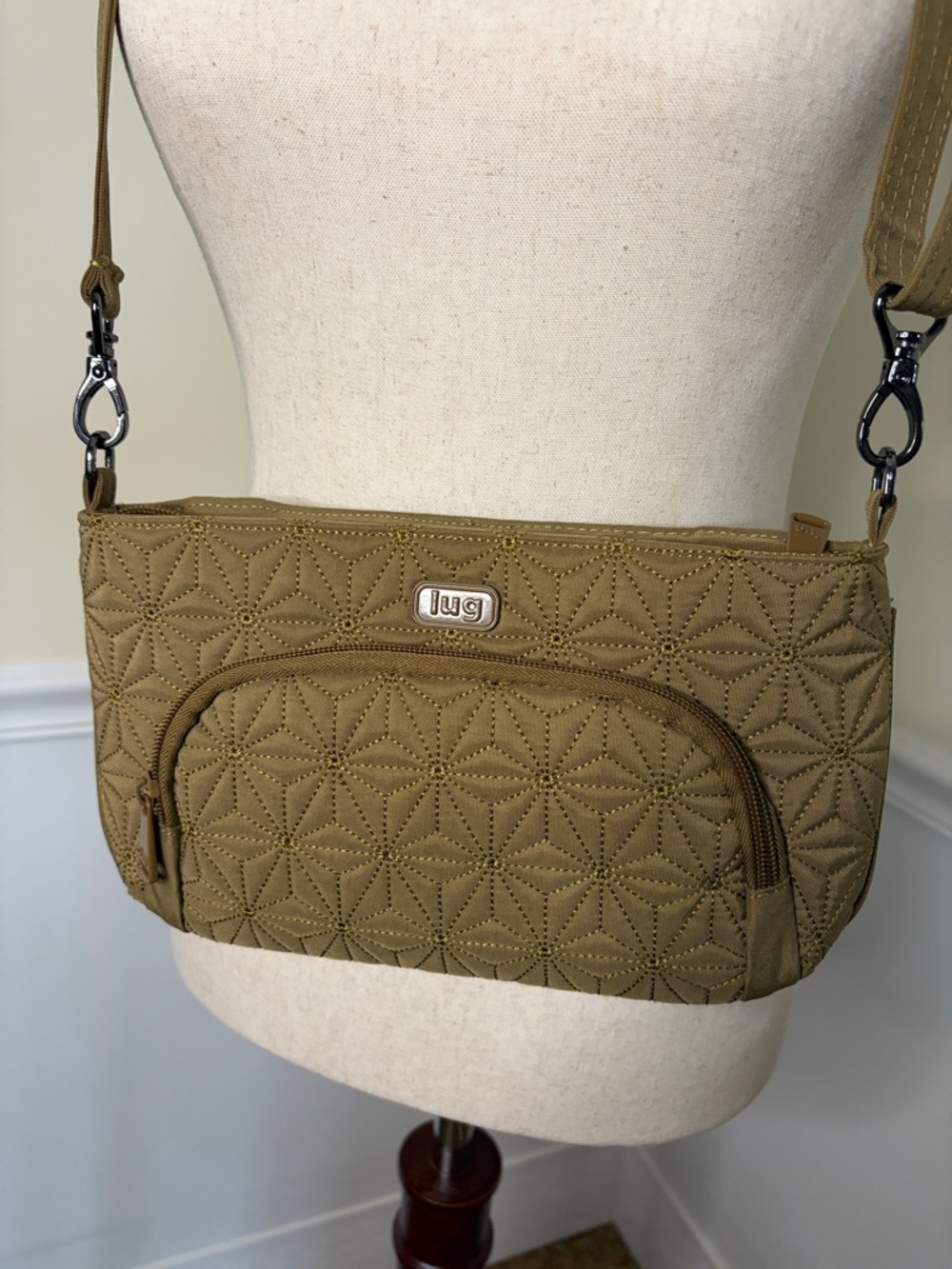 Lug Quilted Crossbody Purse